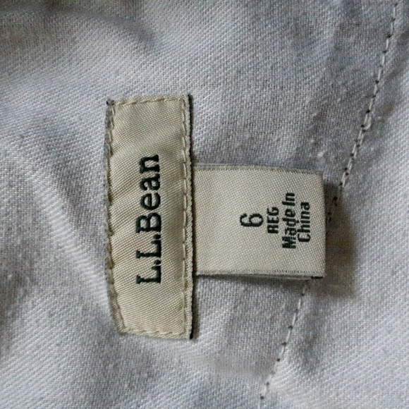 LL Bean Performance Stretch Olive Cargo Skinny Pants - Picture 1 of 2